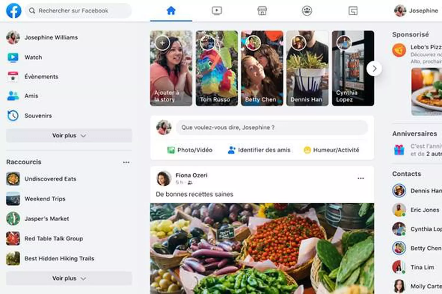 Social network Facebook