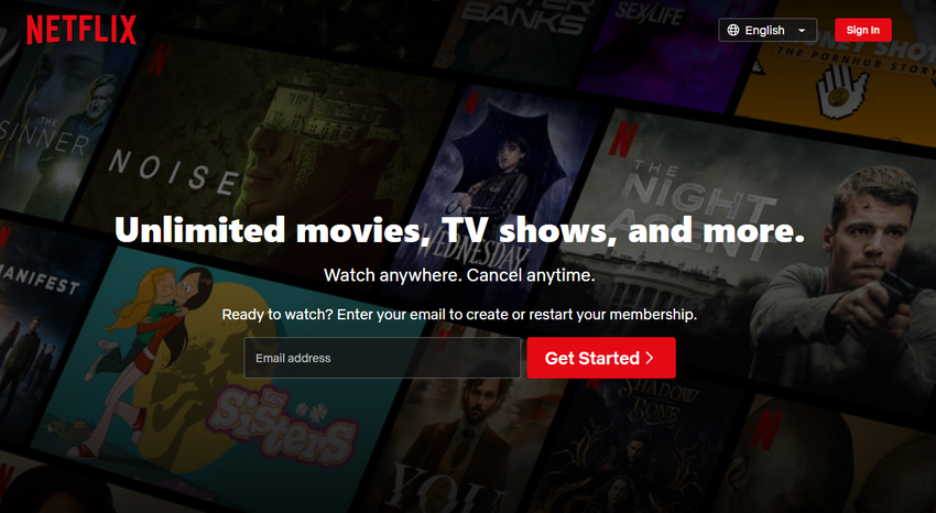 Netflix - an online cinema